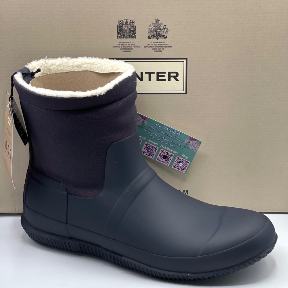 Hunter Original Sherpa Insulated‎ Navy Boots